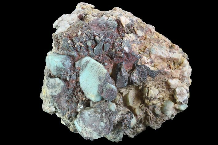 Amazonite, Hematite & Cleavelandite Association - Colorado #86875